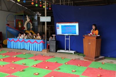 Trường MN Hoa Hồng tổ chức hội thi “Rung chuông vàng” Năm học 2023 – 2024